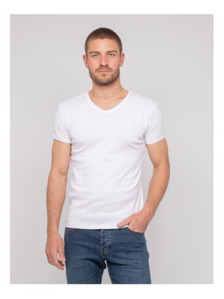 T shirt col V coton WORKO