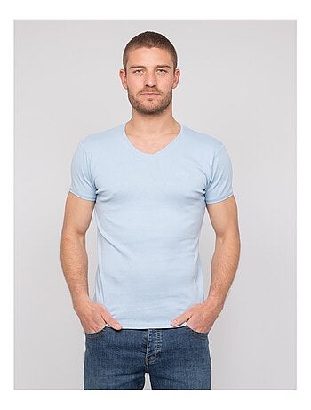 T shirt col V coton WORKO