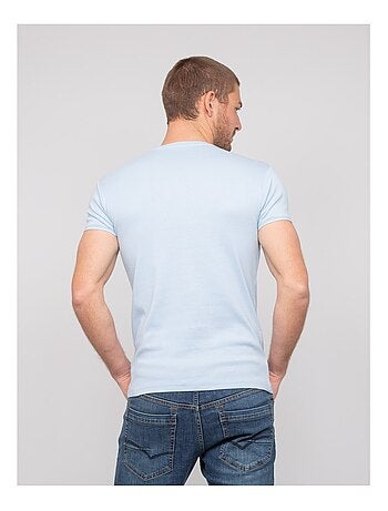 T shirt col V coton WORKO