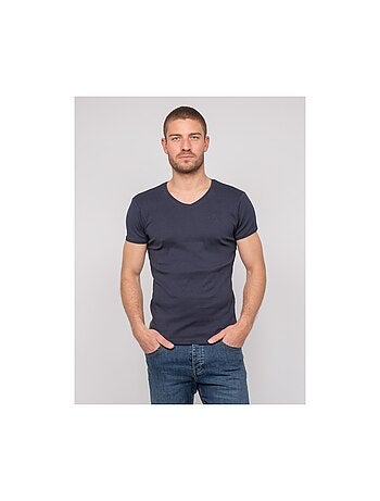T shirt col V coton WORKO