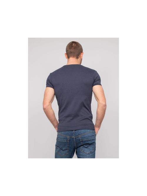 T shirt col V coton WORKO - Kiabi