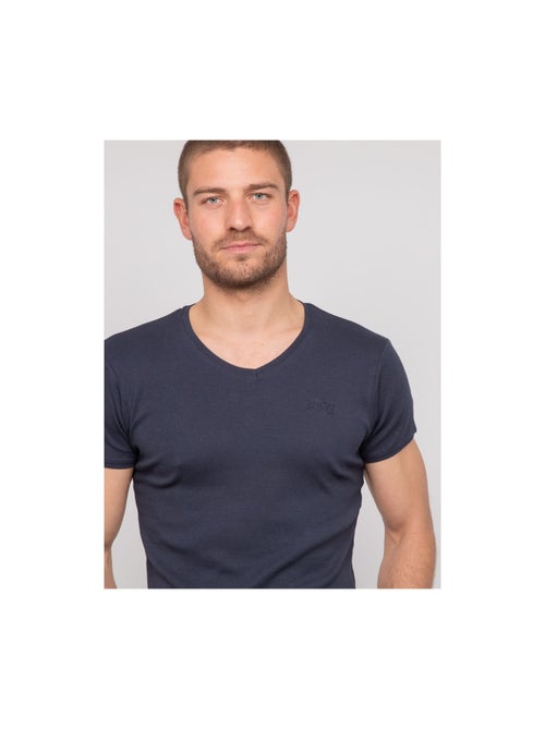 T shirt col V coton WORKO - Kiabi