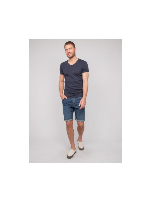 T shirt col V coton WORKO - Kiabi