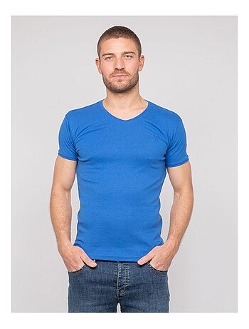 T shirt col V coton WORKO