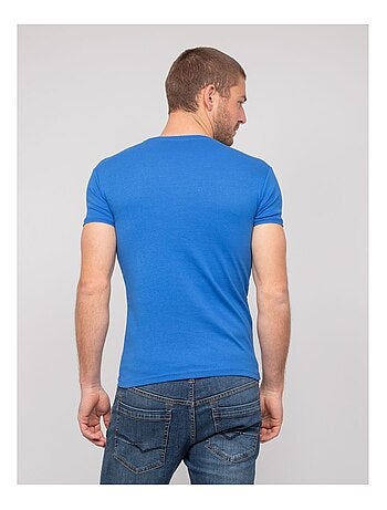 T shirt col V coton WORKO