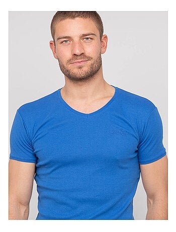 T shirt col V coton WORKO