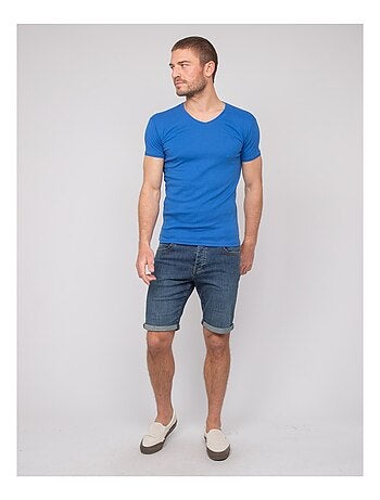 T shirt col V coton WORKO