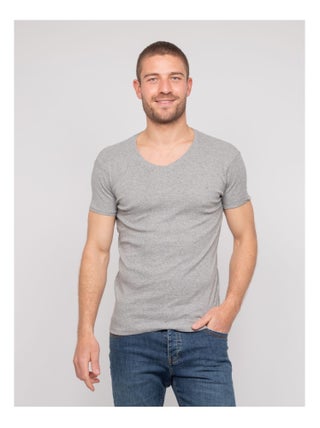 T shirt col V coton WORKO