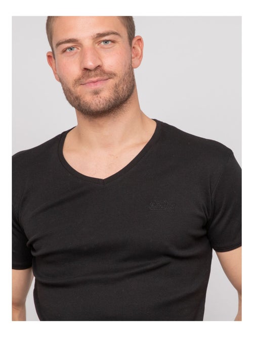 T shirt col V coton WORKO - Kiabi