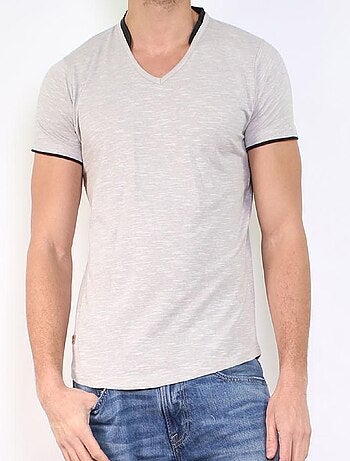 T-shirt Col V