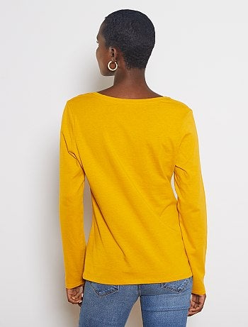 T-shirt col V - Kiabi