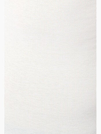 T-shirt col v manches longues fine côte thermolactyl sensitive thermique - damart