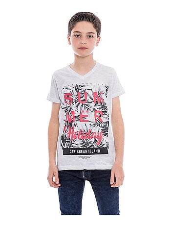 T-shirt col V NOGOTA garçon