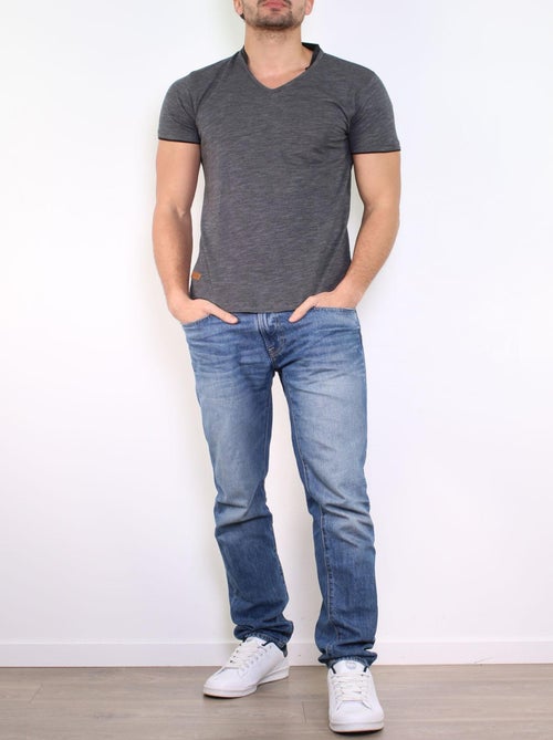 T-shirt Col V - Kiabi