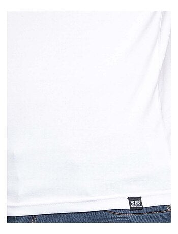 T-shirt col V pur coton organique WORD