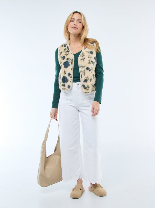 T-shirt col V - Kiabi