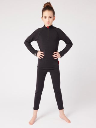 T-shirt col zippé Comfort Thermolactyl 4 enfant - DamartSport