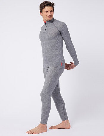 T-shirt col zippé Comfort Thermolactyl 4 homme - DamartSport