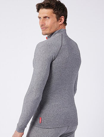 T-shirt col zippé Comfort Thermolactyl 4 homme - DamartSport