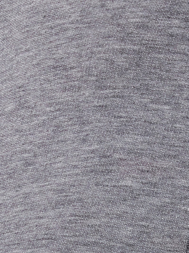 T-shirt col zippé Comfort Thermolactyl 4 homme - DamartSport Gris chiné - Kiabi