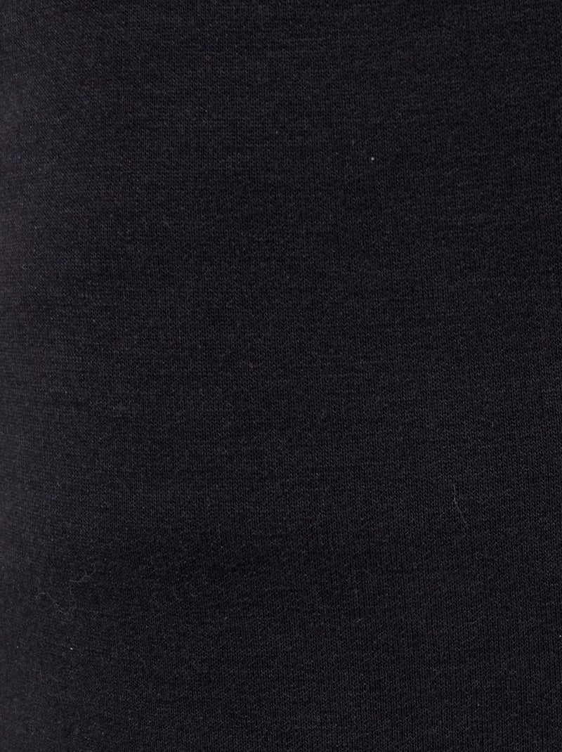 T-shirt col zippé Comfort Thermolactyl 4 homme - DamartSport Noir - Kiabi