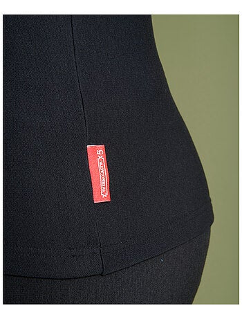 T-shirt col zippé Comfort Thermolactyl 5 homme - DamartSport