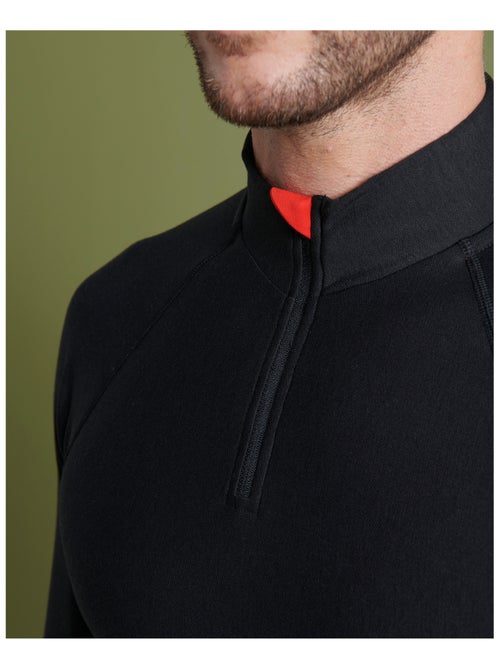 T-shirt col zippé Comfort Thermolactyl 5 homme - DamartSport - Kiabi