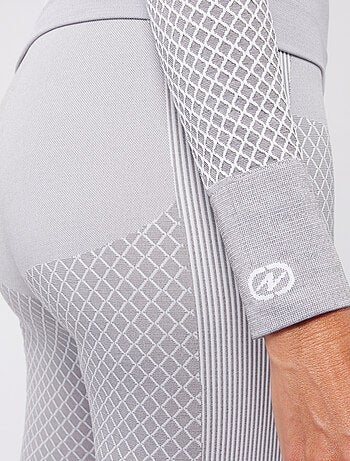 T-shirt col zippé Energy 3 Thermolactyl femme - DamartSport