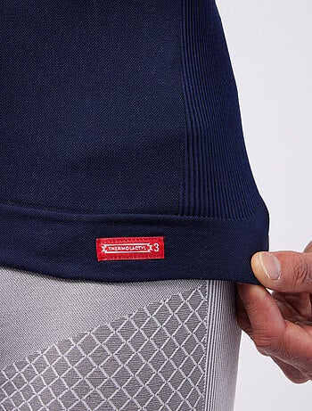 T-shirt col zippé Energy 3 Thermolactyl homme - DamartSport