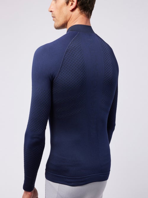 T-shirt col zippé Energy 3 Thermolactyl homme - DamartSport - Kiabi