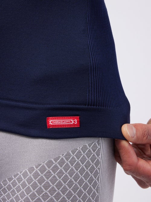 T-shirt col zippé Energy 3 Thermolactyl homme - DamartSport - Kiabi