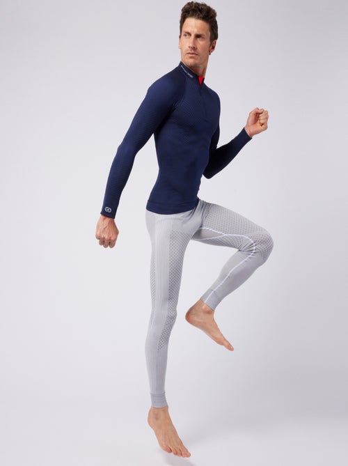 T-shirt col zippé Energy 3 Thermolactyl homme thermique - DamartSport - Kiabi
