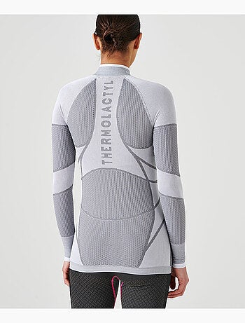 T-shirt col zippé Energy Thermolactyl 4 femme - DamartSport