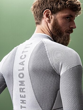 T-shirt col zippé Energy Thermolactyl 4 homme - DamartSport