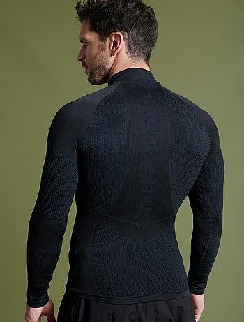 T-shirt col zippé Energy Thermolactyl 4 homme - DamartSport