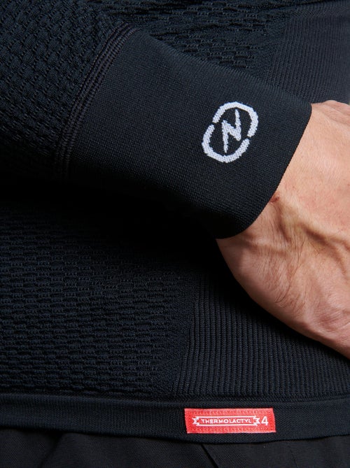 T-shirt col zippé Energy Thermolactyl 4 homme thermique - DamartSport - Kiabi