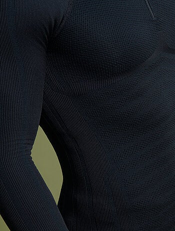 T-shirt col zippé Energy Thermolactyl 5 homme - DamartSport