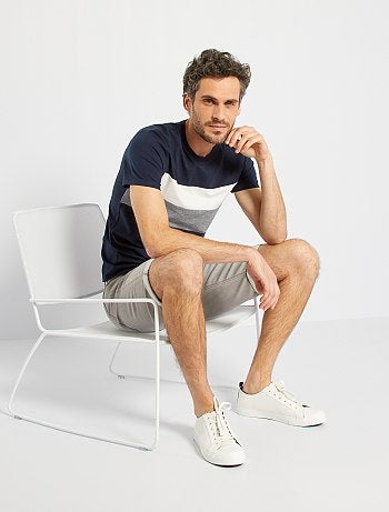 T-shirt color block éco-conçu