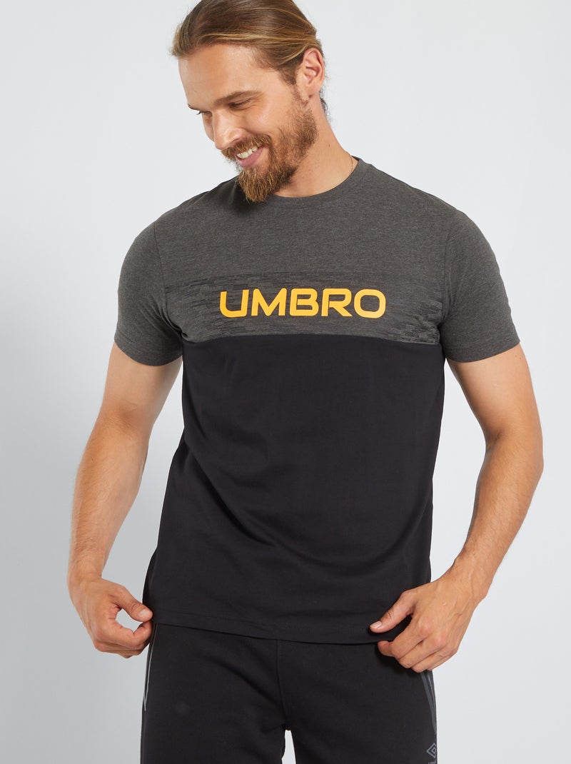 T-shirt color-block 'Umbro' Noir - Kiabi