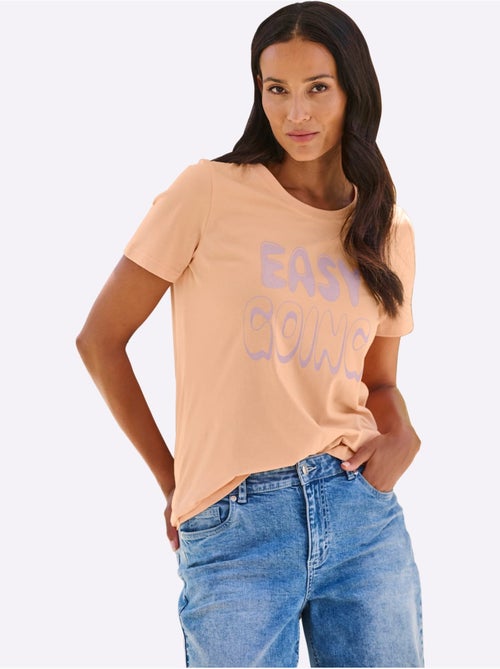 T-shirt Coloris Estivaux - Taille Standard - helline - Kiabi