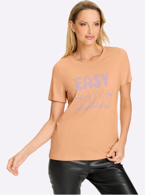 T-shirt Coloris Estivaux - Taille Standard - helline - Kiabi
