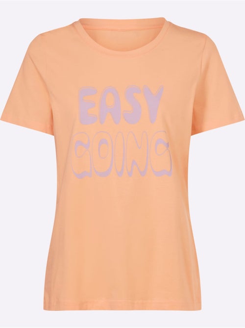 T-shirt Coloris Estivaux - Taille Standard - helline - Kiabi