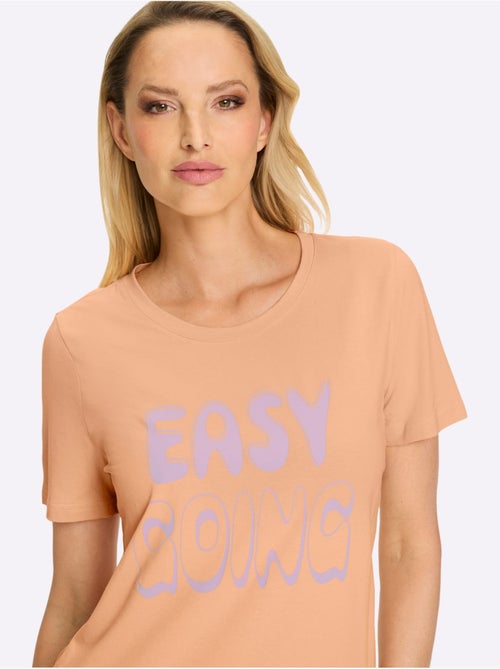T-shirt Coloris Estivaux - Taille Standard - helline - Kiabi