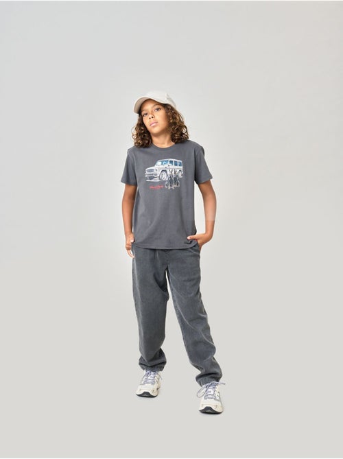 T-shirt confort garçon en coton imprimé voiture & chiens 'deeluxe' - Kiabi T-shirt confort garçon en coton imprimé voiture & chiens 'deeluxe' - Kiabi