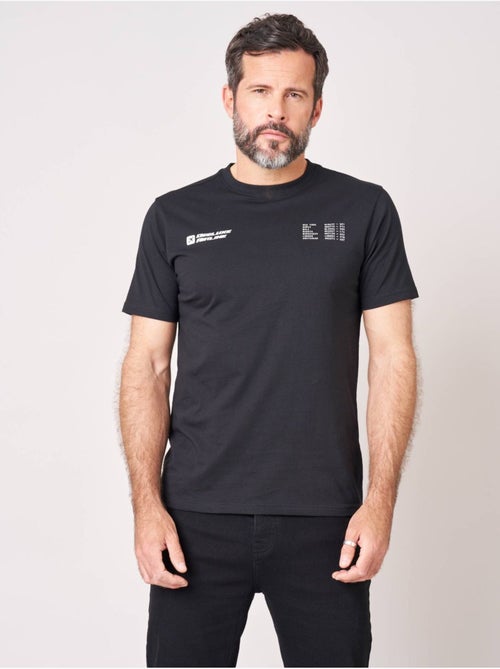 T-shirt confort homme en 100% coton imprimé avion First Class 'Deeluxe' - Kiabi