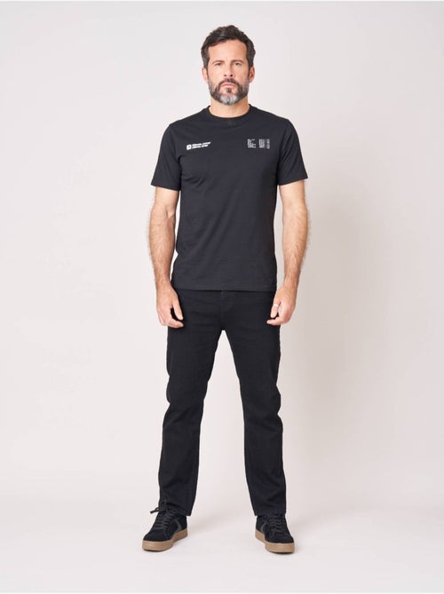 T-shirt confort homme en 100% coton imprimé avion First Class 'Deeluxe' - Kiabi