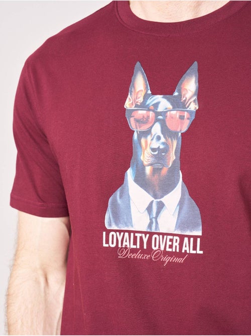 T-shirt confort homme en 100% coton imprimé chien lunettes 'deeluxe' - Kiabi T-shirt confort homme en 100% coton imprimé chien lunettes 'deeluxe' - Kiabi