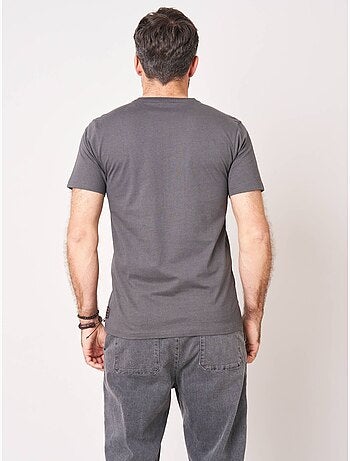 T-shirt confort homme en 100% coton imprimé guitare 'Deeluxe'