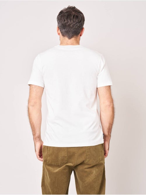 T-shirt confort homme en 100% coton imprimé ourson snowboard 'Deeluxe' - Kiabi