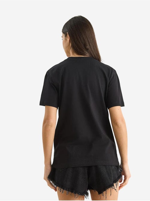 T-shirt confortable en coton biologique à col en v profond lucci - Kiabi T-shirt confortable en coton biologique à col en v profond lucci - Kiabi